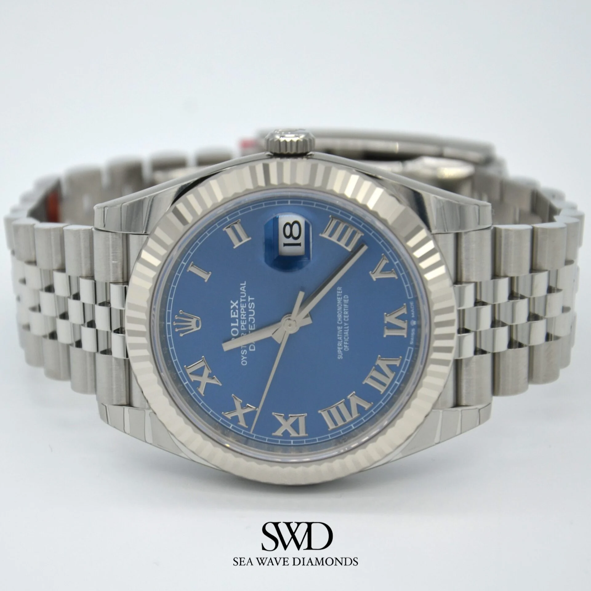 Rolex Datejust Blue Roman Dial 126334