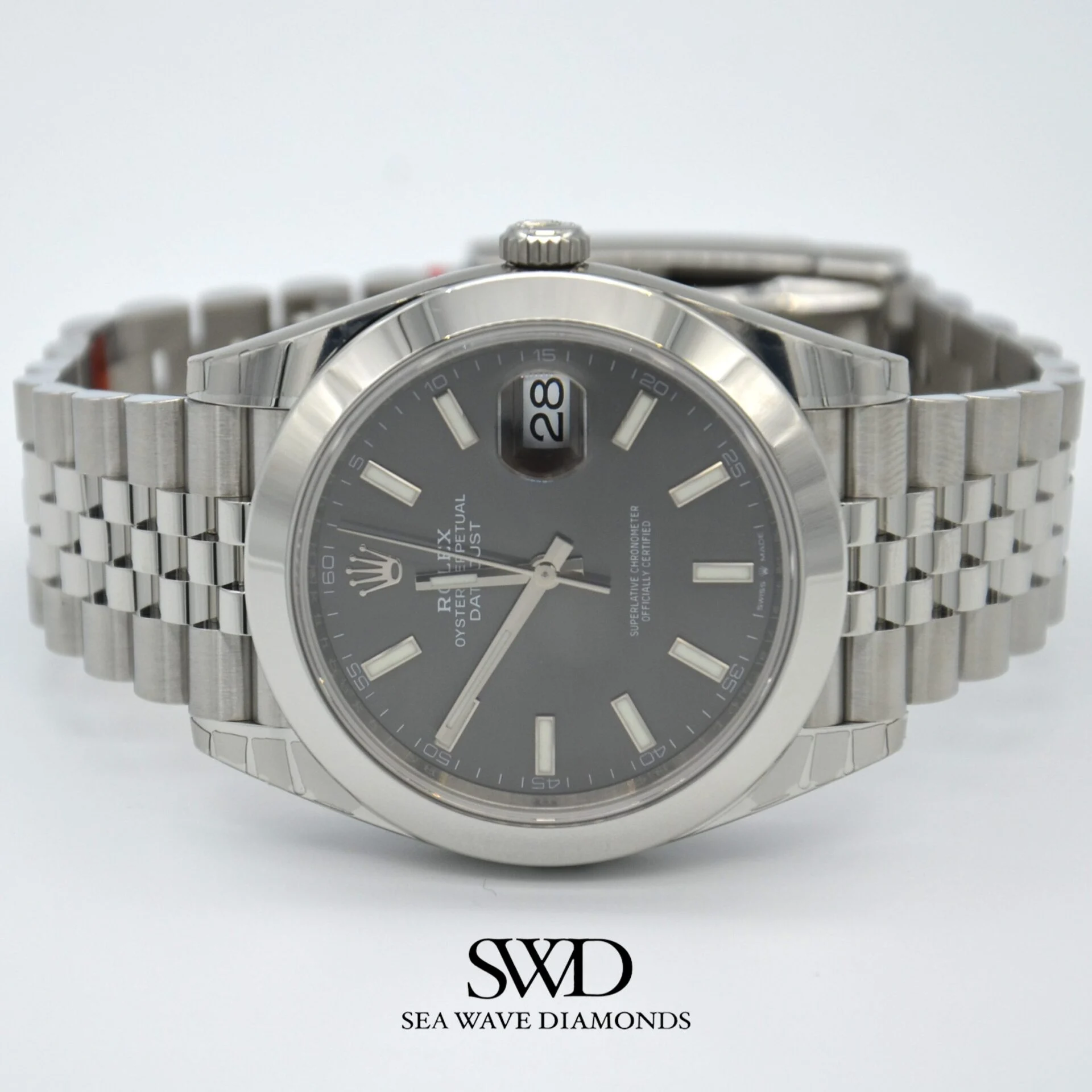 Rolex Datejust Dark Rhodium Dial 126300