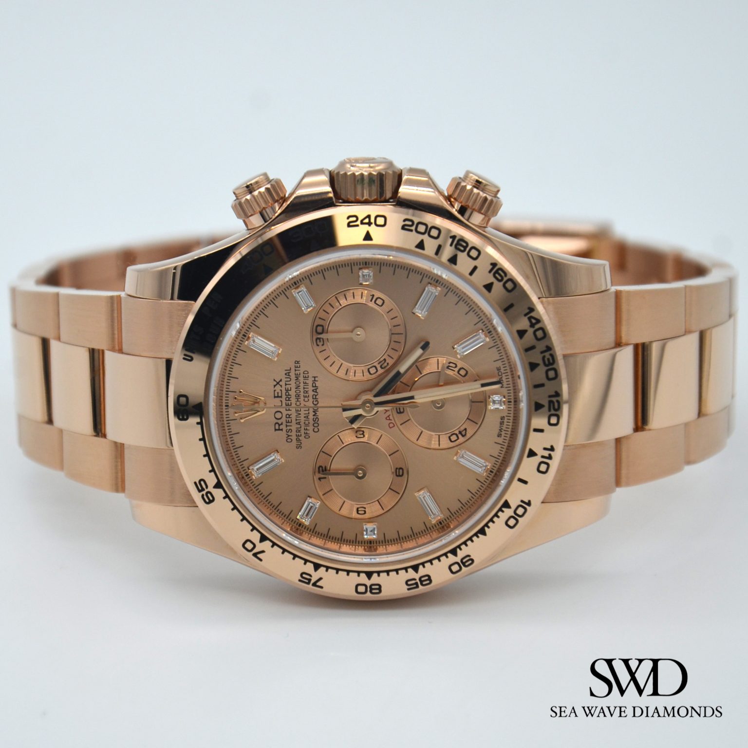 Rolex Daytona Pink Diamond Dial 116505 SWD Watches